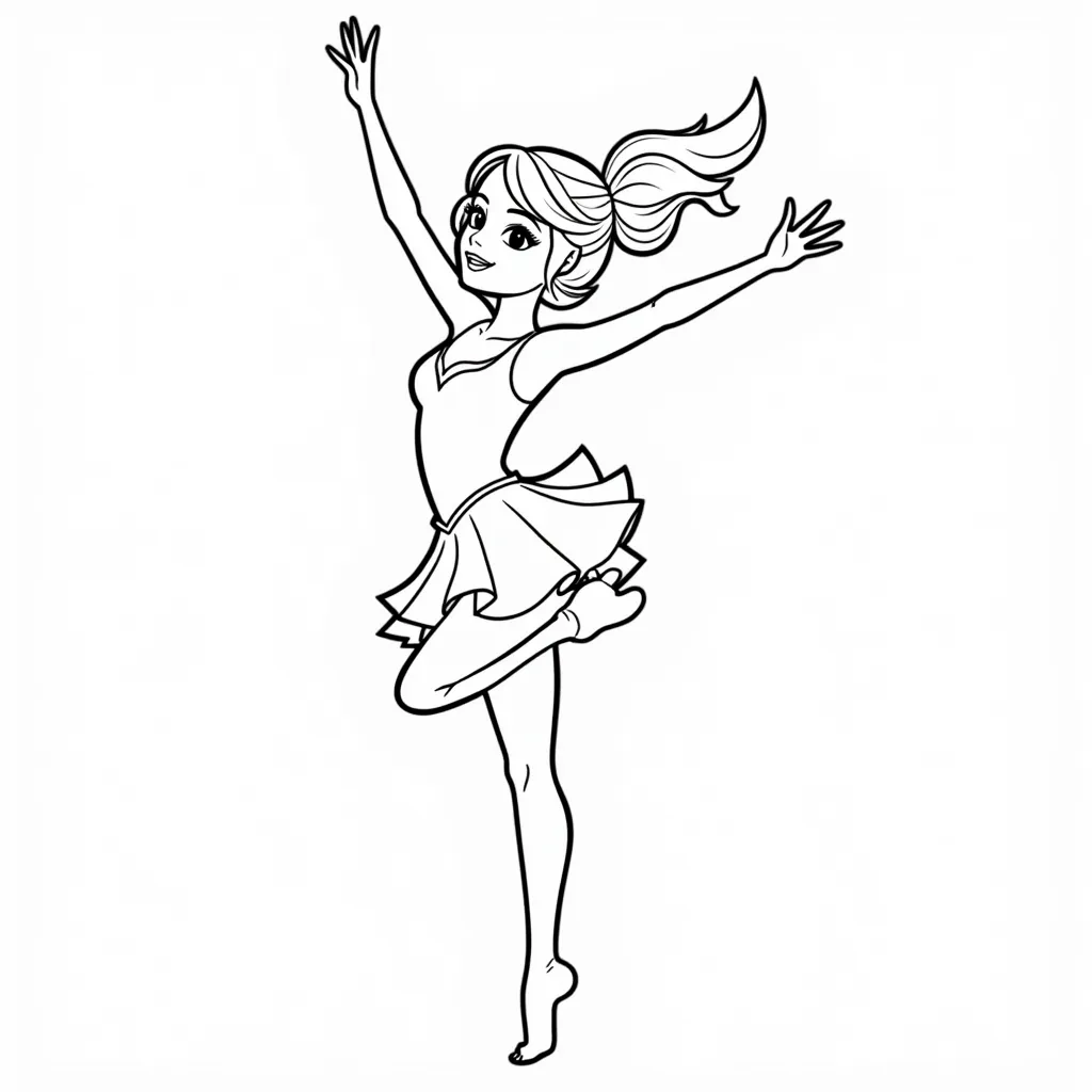 dancer coloring pages