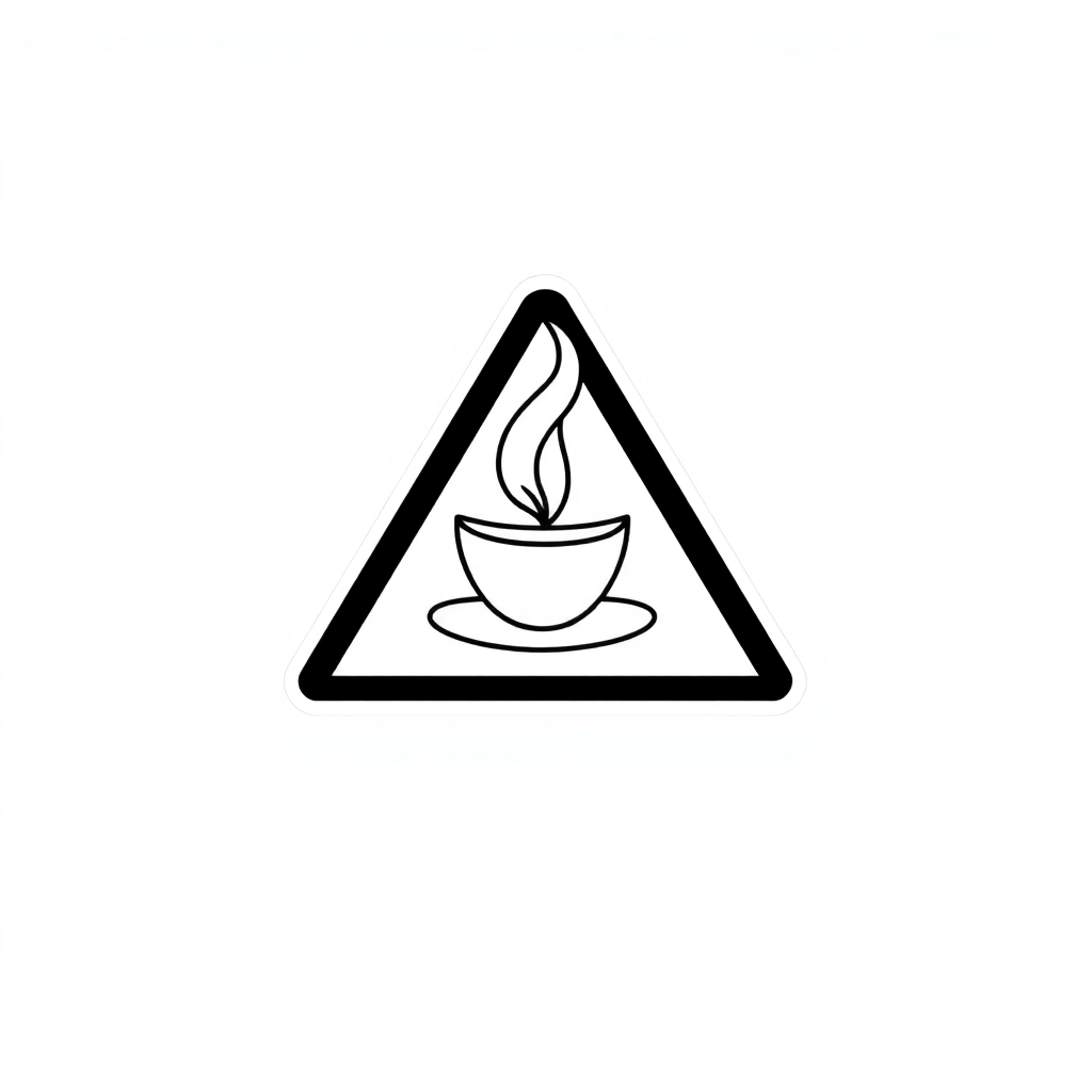 HAO COFFEE logo 三角形 赞 صفحات التلوين