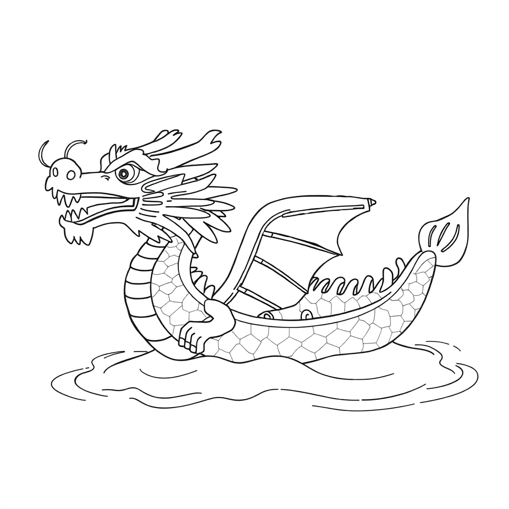 Dragonboat festival صفحات التلوين