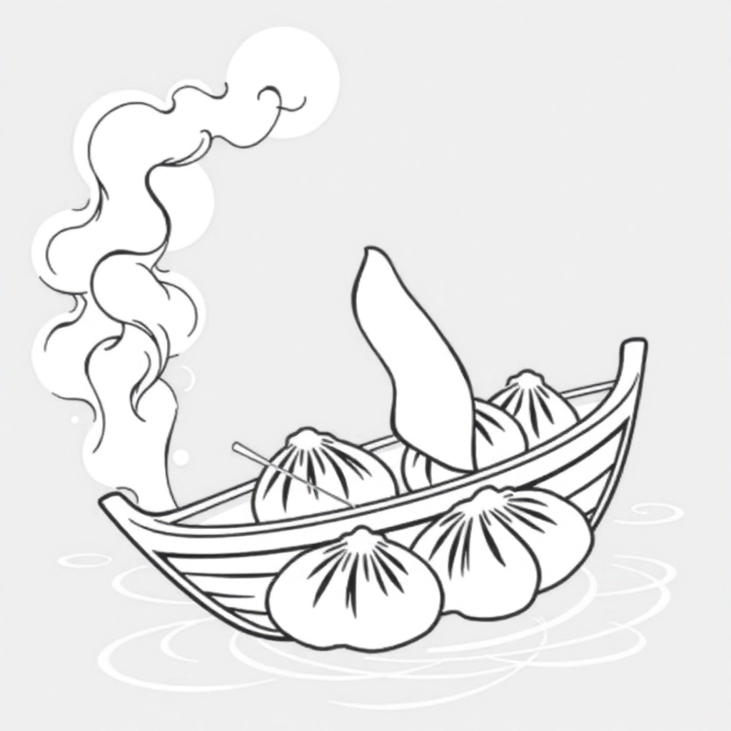 Dragonboat festival dumplings صفحات التلوين