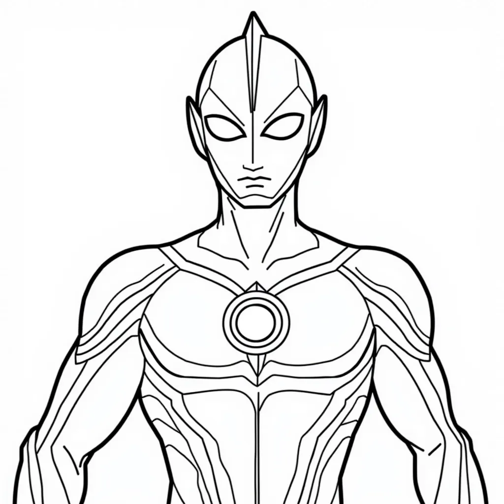 Ultraman coloring pages