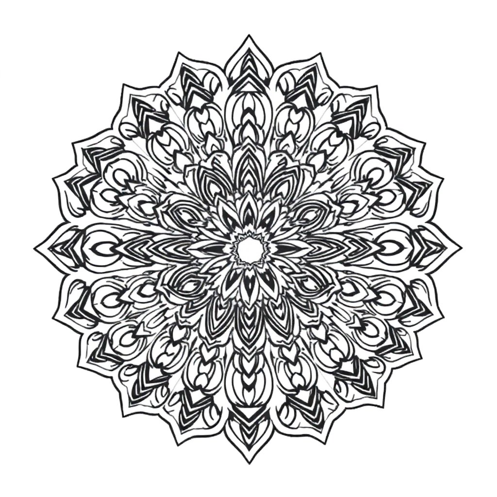 Mandala صفحات التلوين