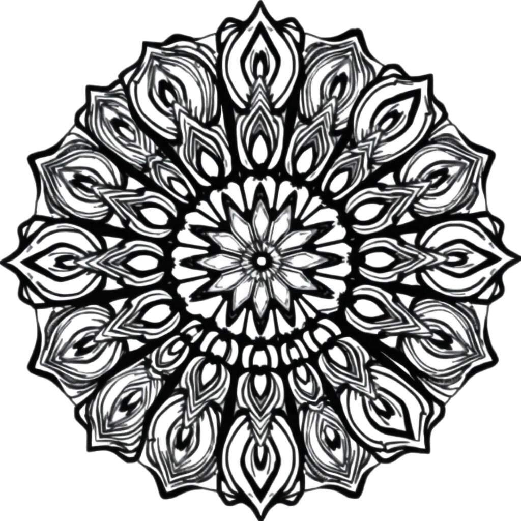 Mandala صفحات التلوين