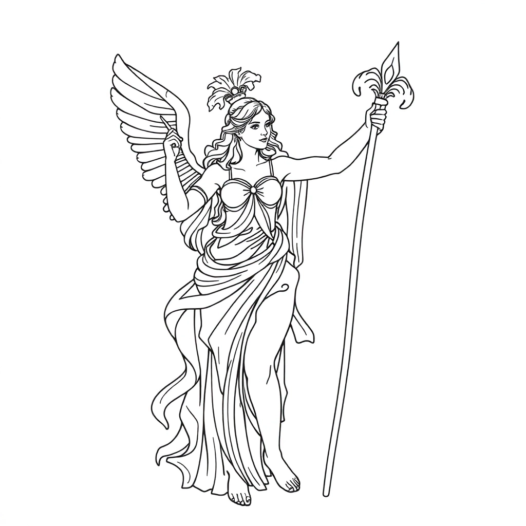 Deusa Artemis صفحات التلوين
