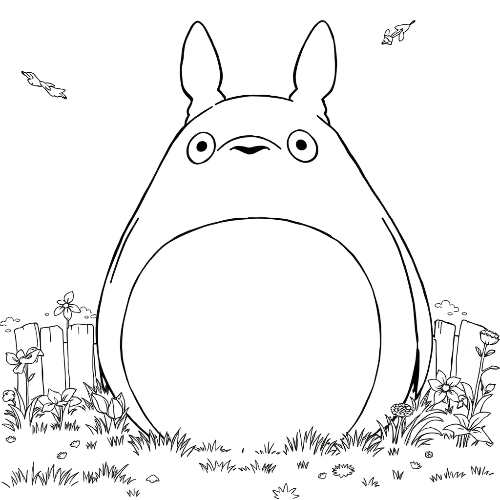 Deime um desenho Studio Ghibli صفحات التلوين
