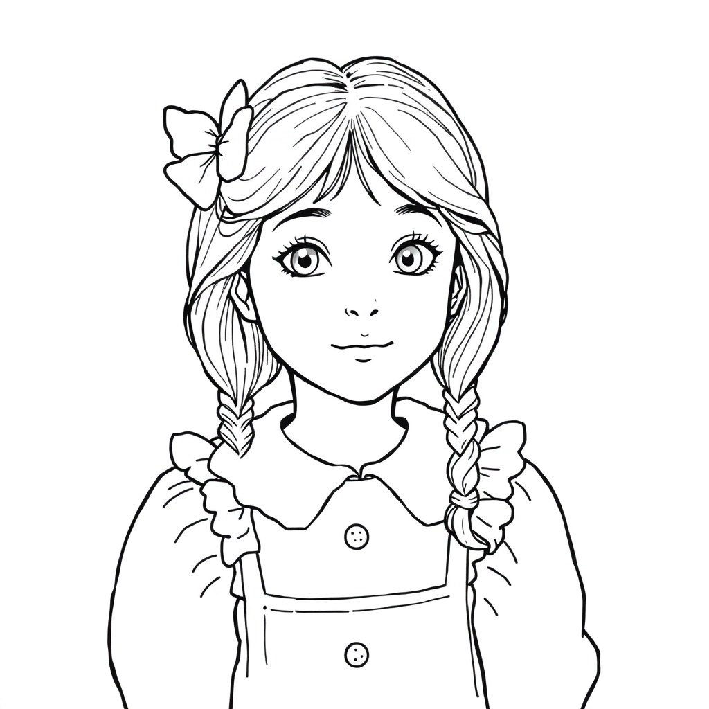 Anne Shirley صفحات التلوين