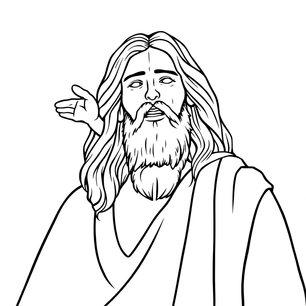 Jesus  صفحات التلوين