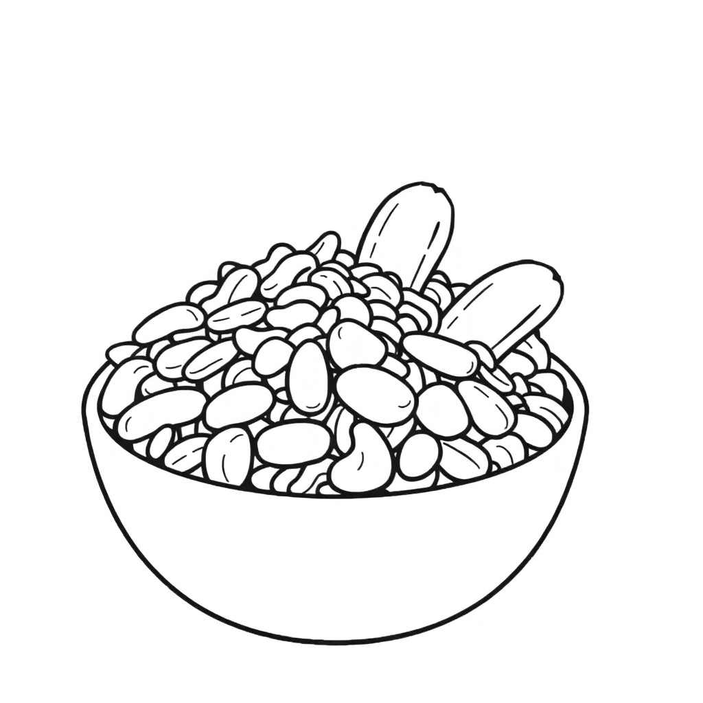 أرز وفاصوليا