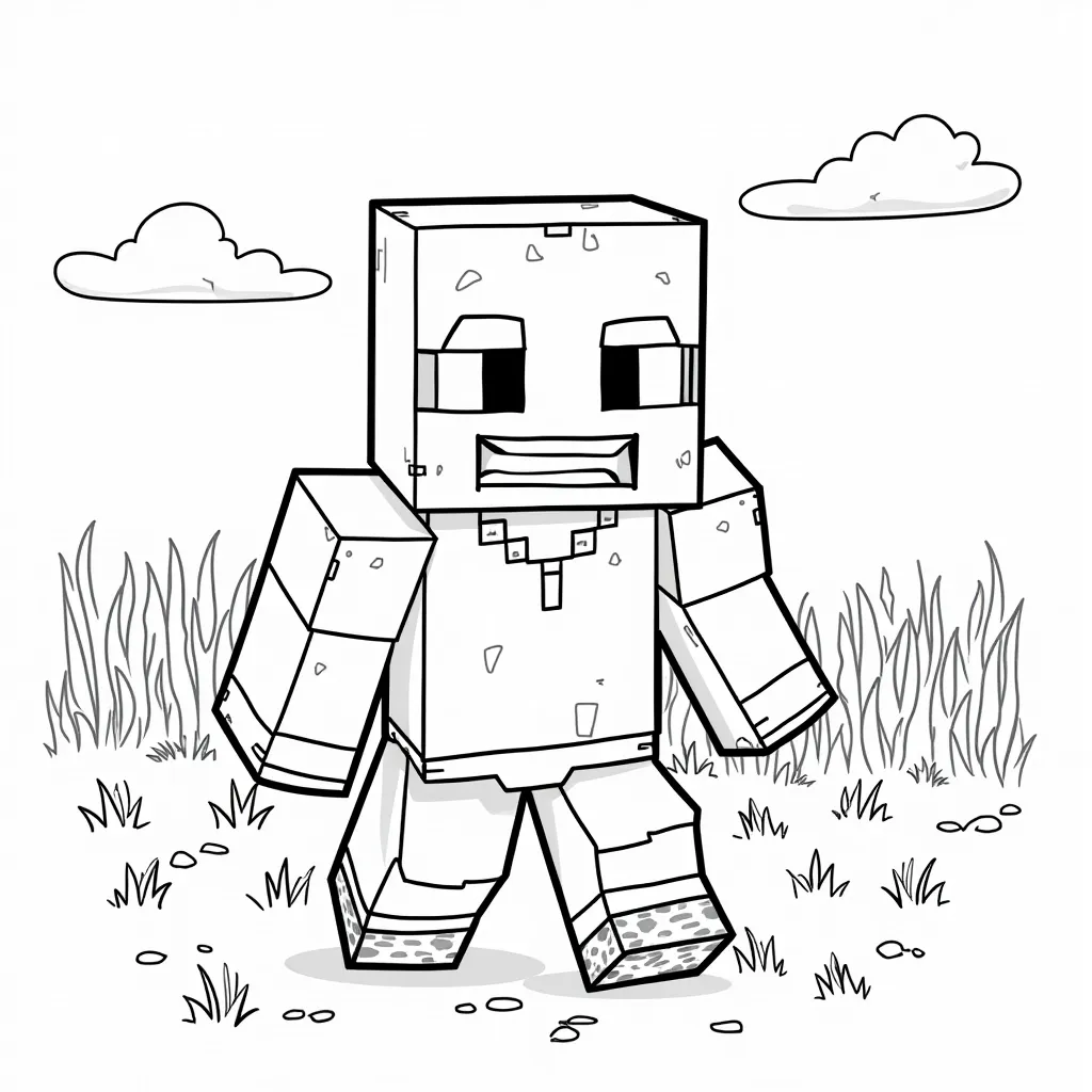 Minecraft Coloring Pages