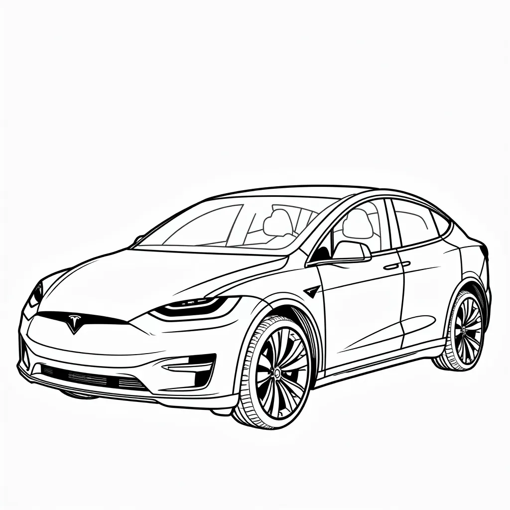 Tesla coloring pages