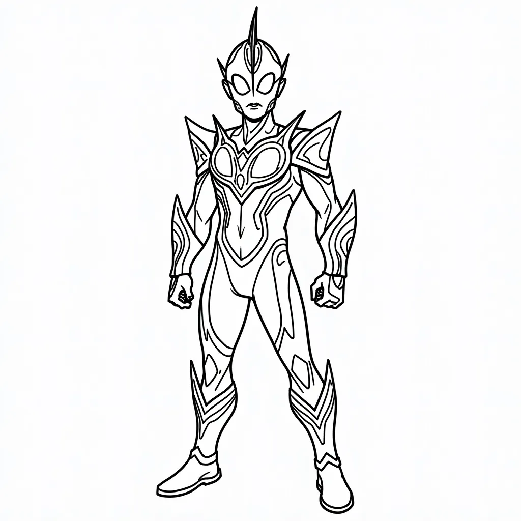 Ultraman Tiga coloring pages