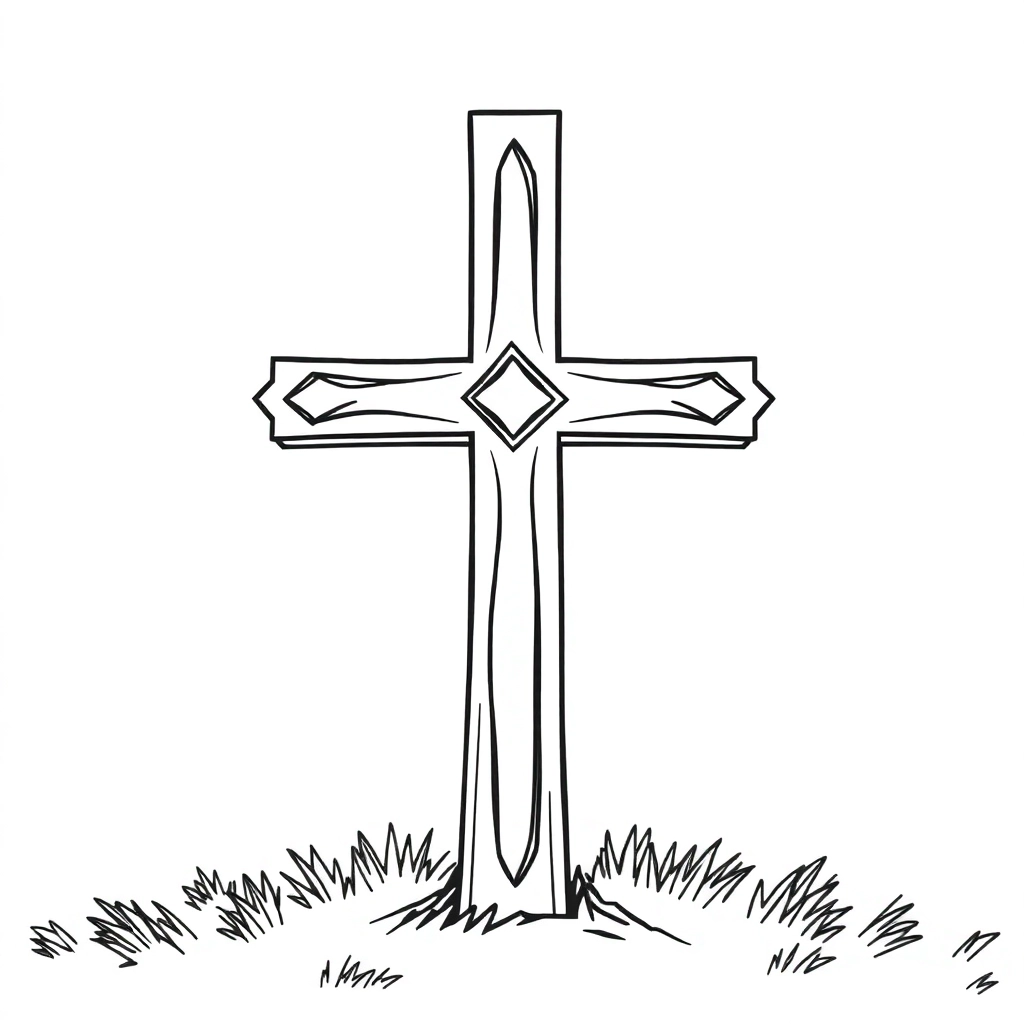 cross صفحات التلوين