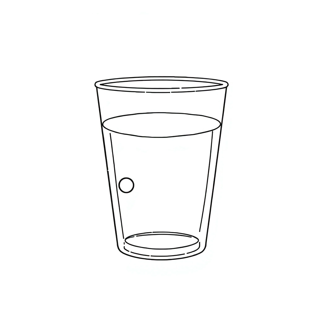 水杯 صفحات التلوين