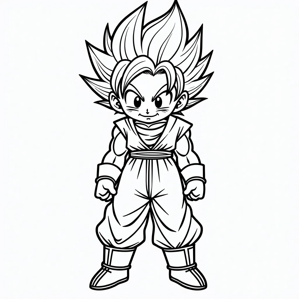 super Saiyan coloring pages