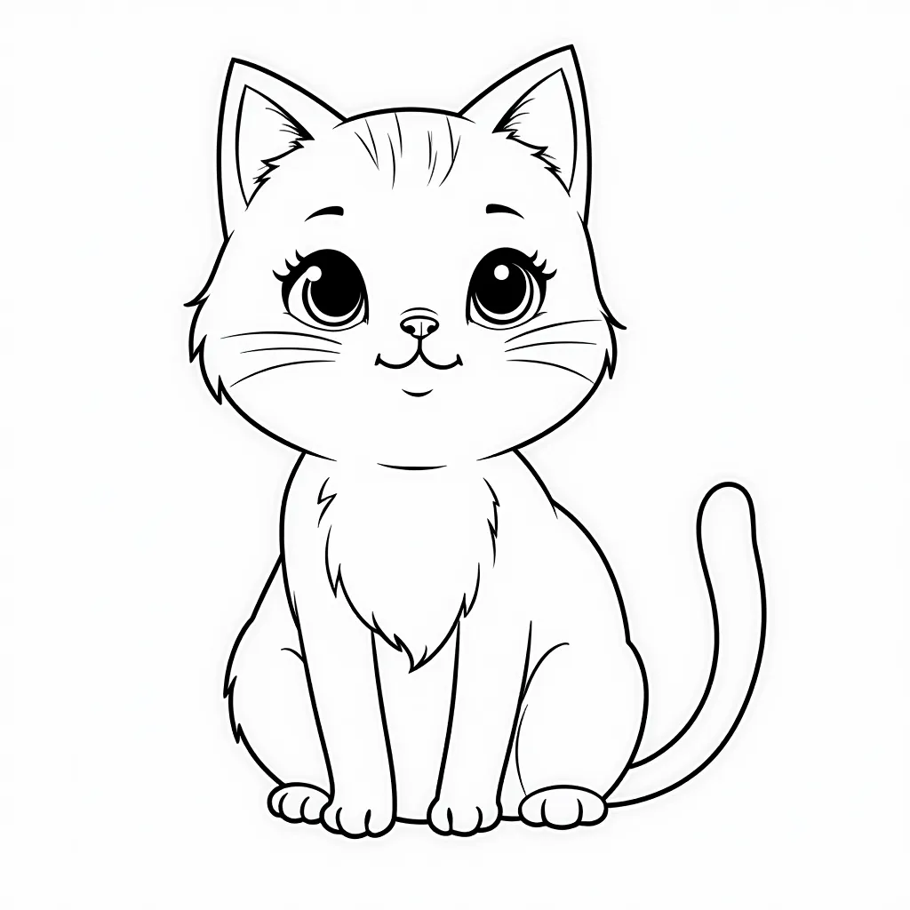 Cat coloring pages