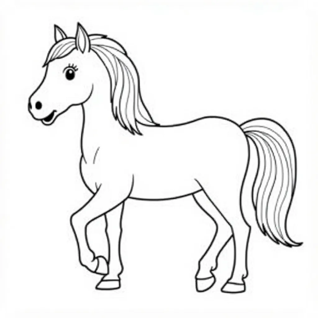 horse coloring pages