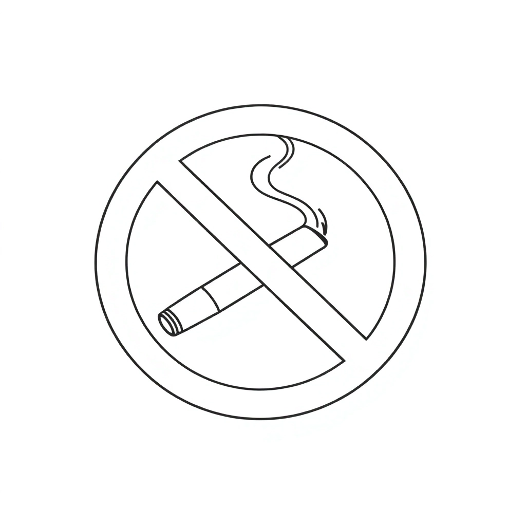 NO Smoking صفحات التلوين