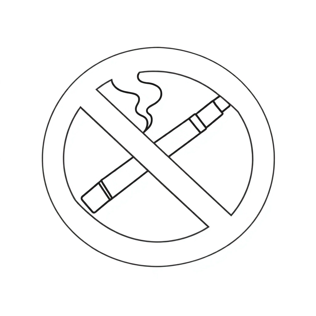 NO Smoking صفحات التلوين