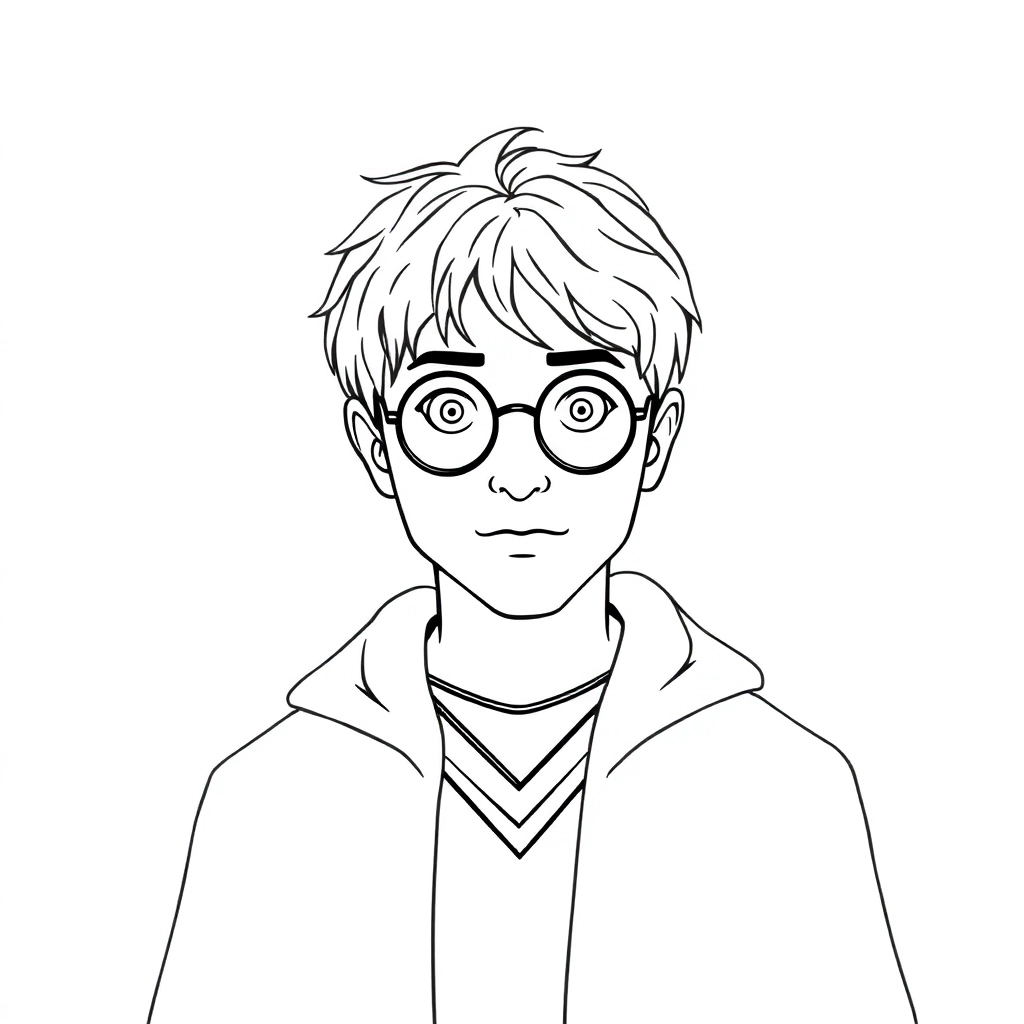 Harry potter صفحات التلوين