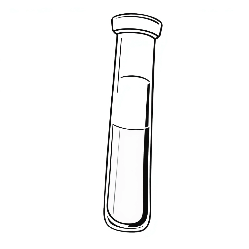 test tube صفحات التلوين