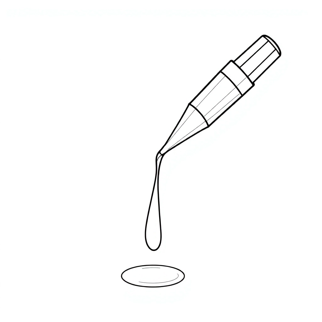 dropper for experiment صفحات التلوين