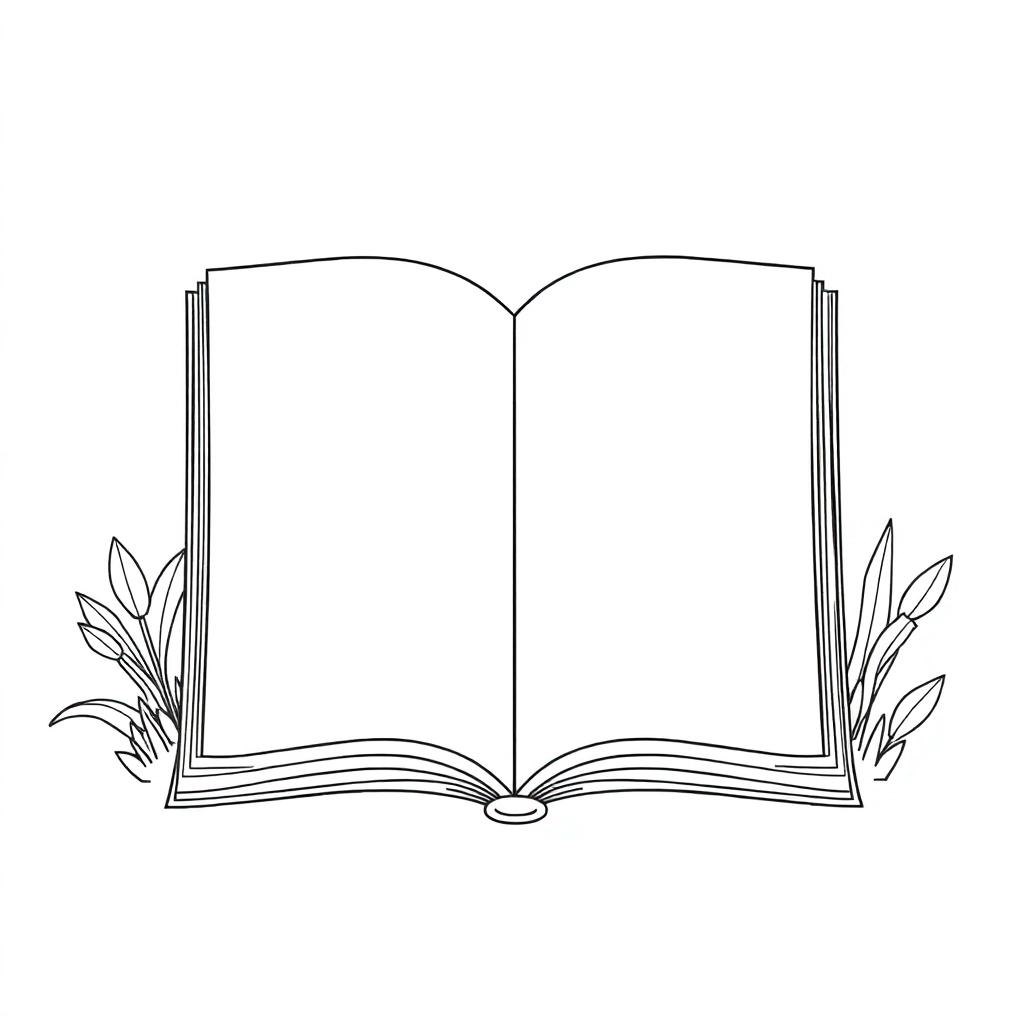 writing a book صفحات التلوين
