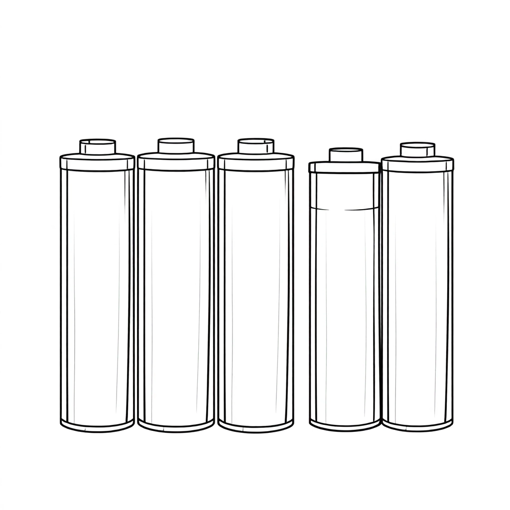 Batteries صفحات التلوين