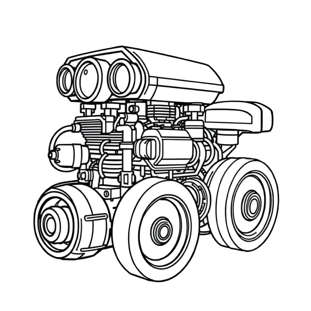 engine صفحات التلوين