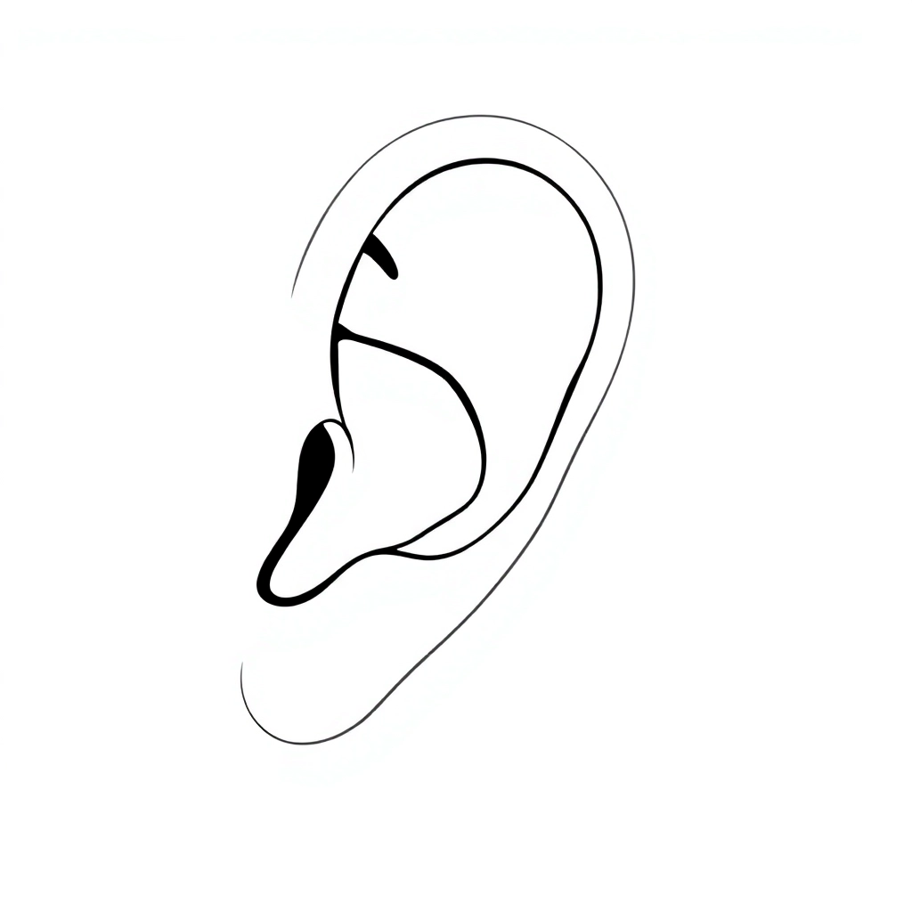 human ear صفحات التلوين
