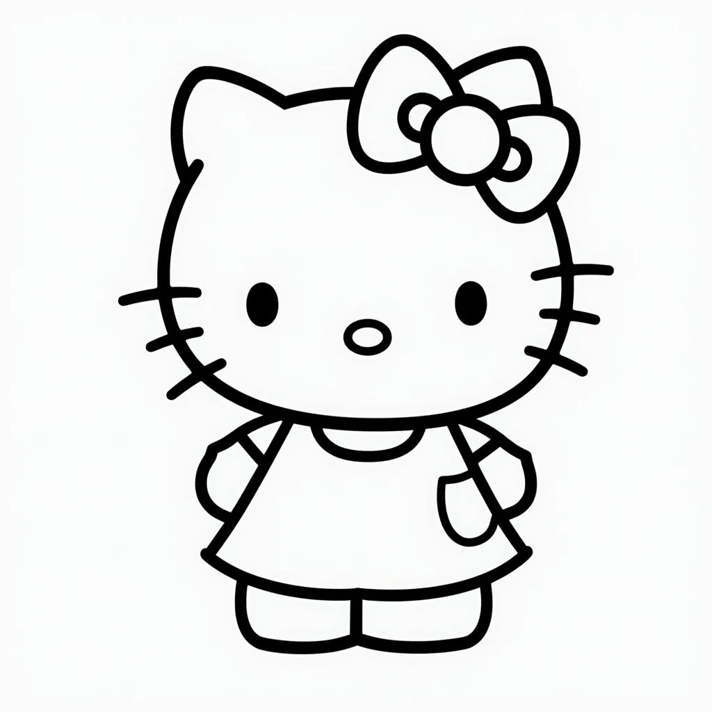 hello kitty coloring pages