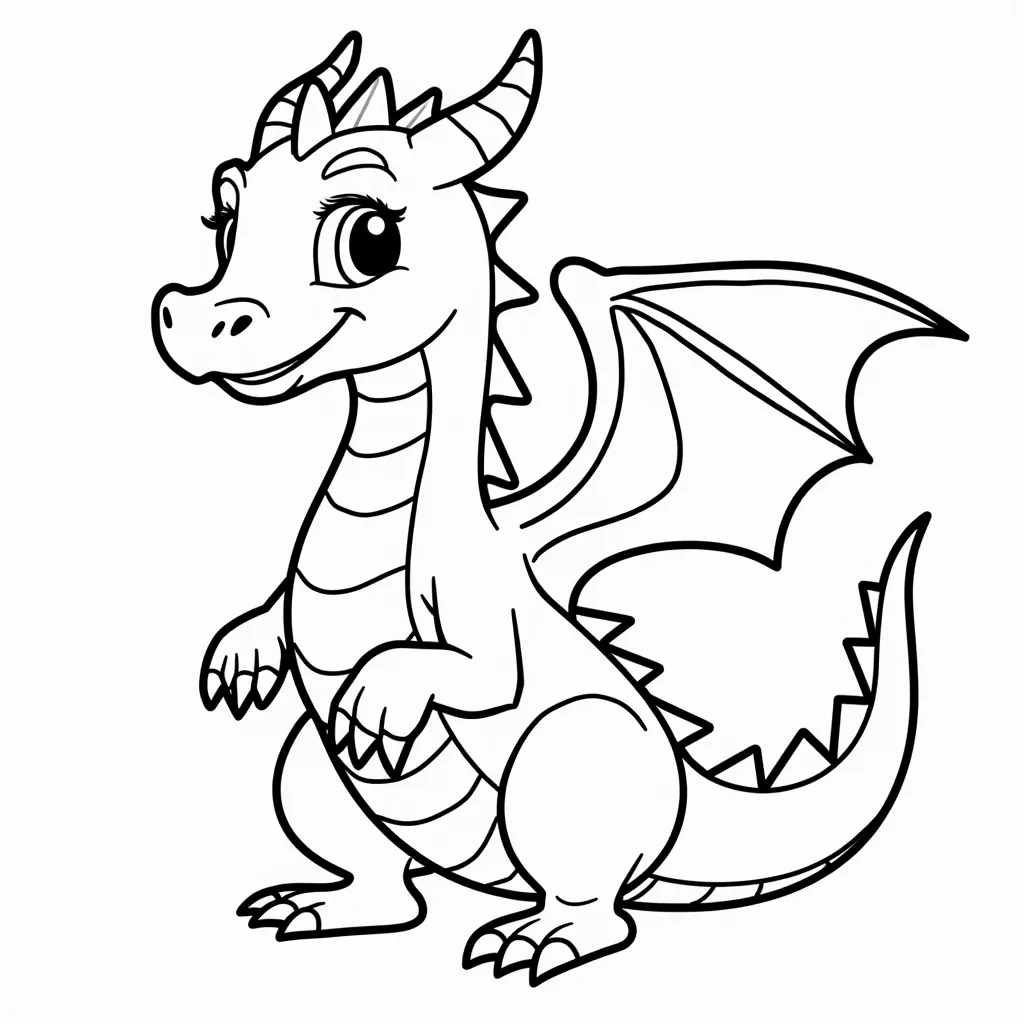 dragon coloring pages