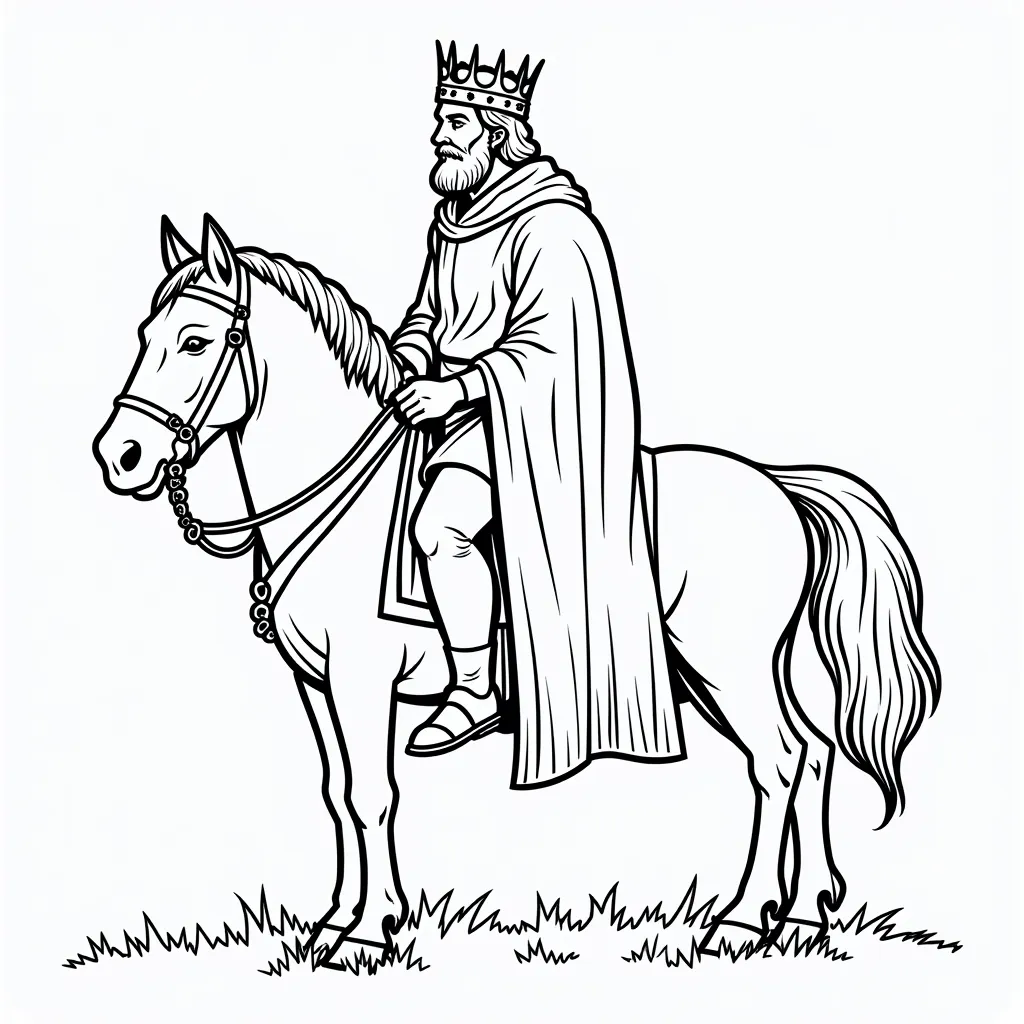 king of the north coloring pages