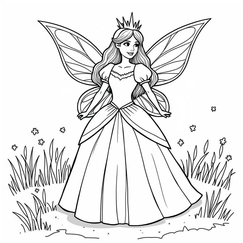 fairy tale coloring pages