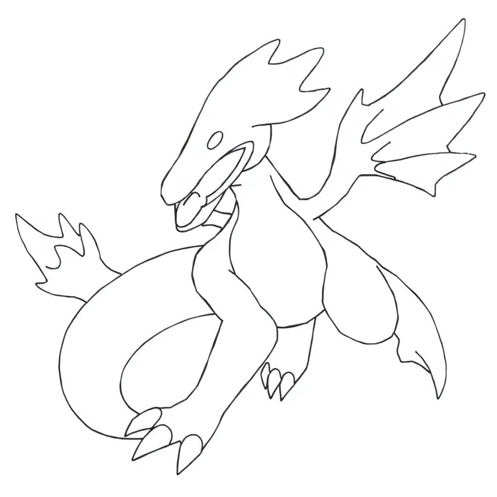 fusion of Pokémon Kyogre with Pokémon Zacian صفحات التلوين