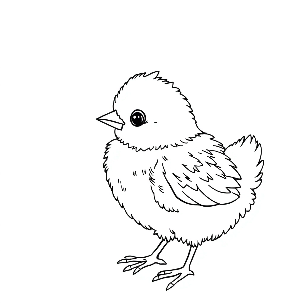 小鸡 صفحات التلوين