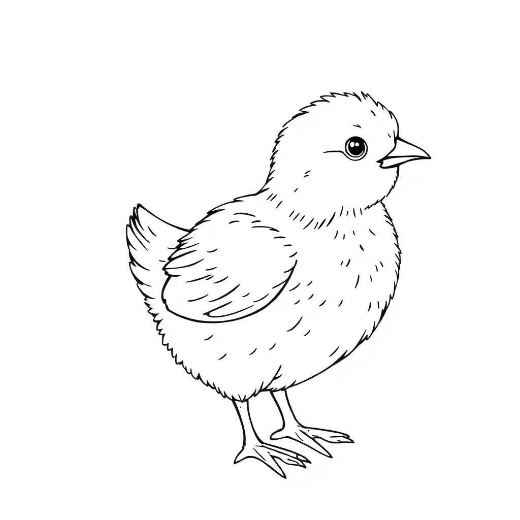 小鸡 صفحات التلوين