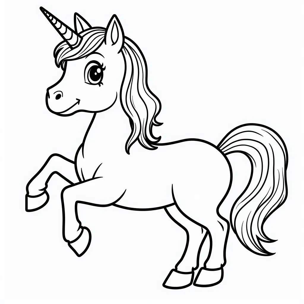 unicorn coloring pages