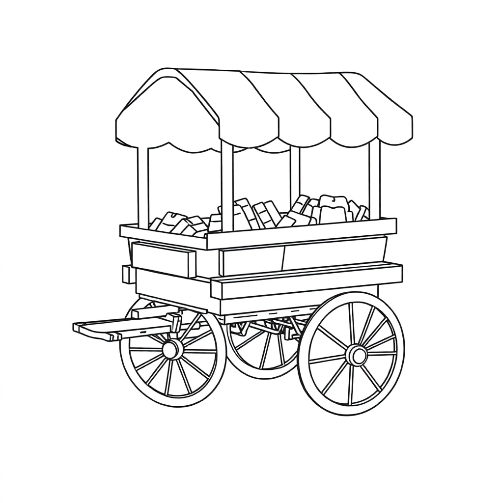 cart صفحات التلوين