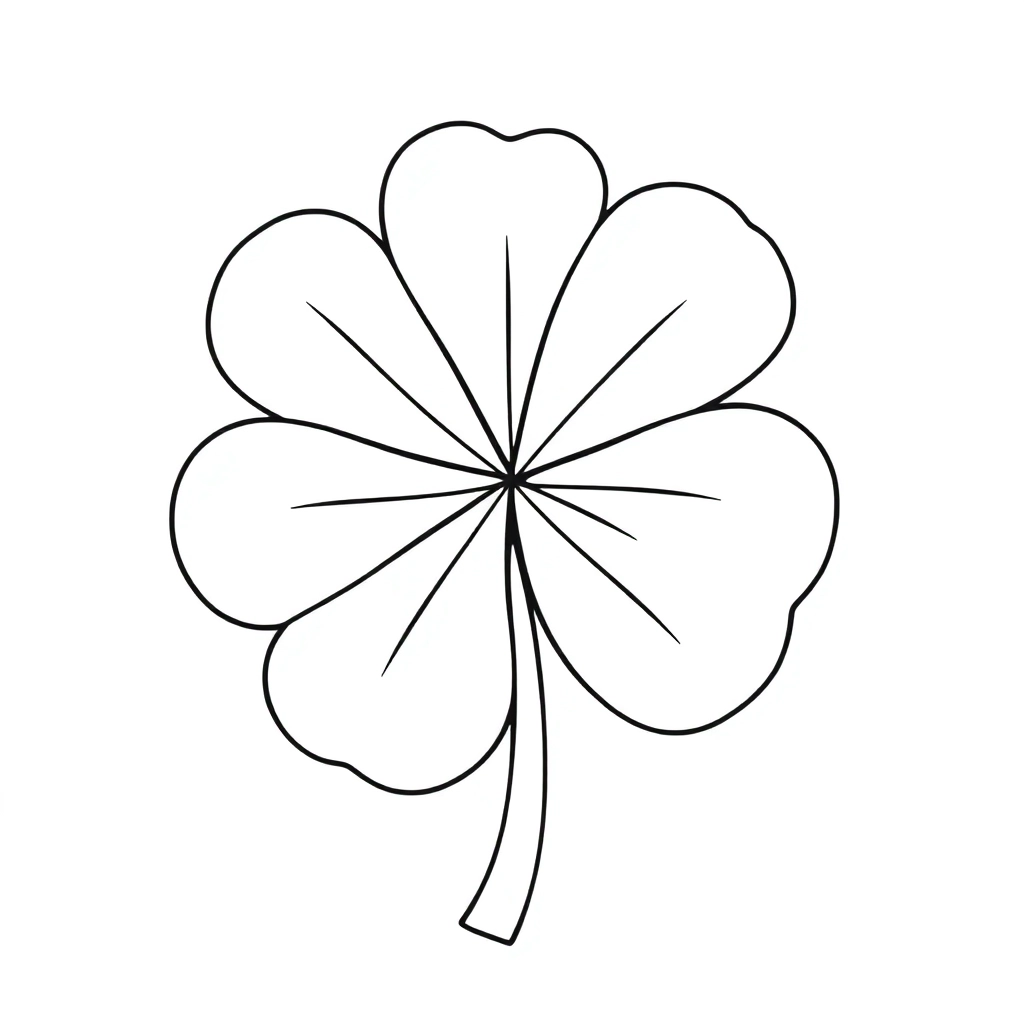 Four Leaves Clover صفحات التلوين