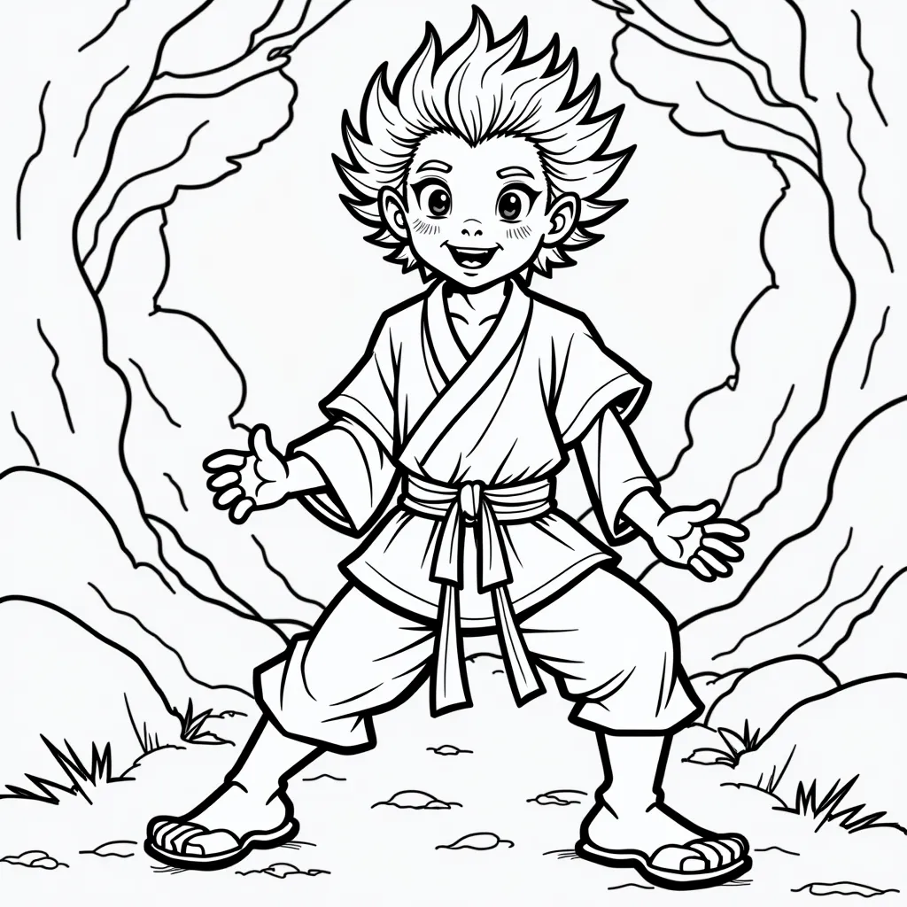 sunwukong coloring pages