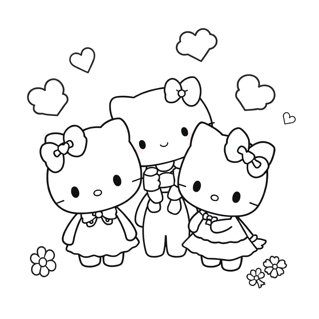 Sanrio صفحات التلوين