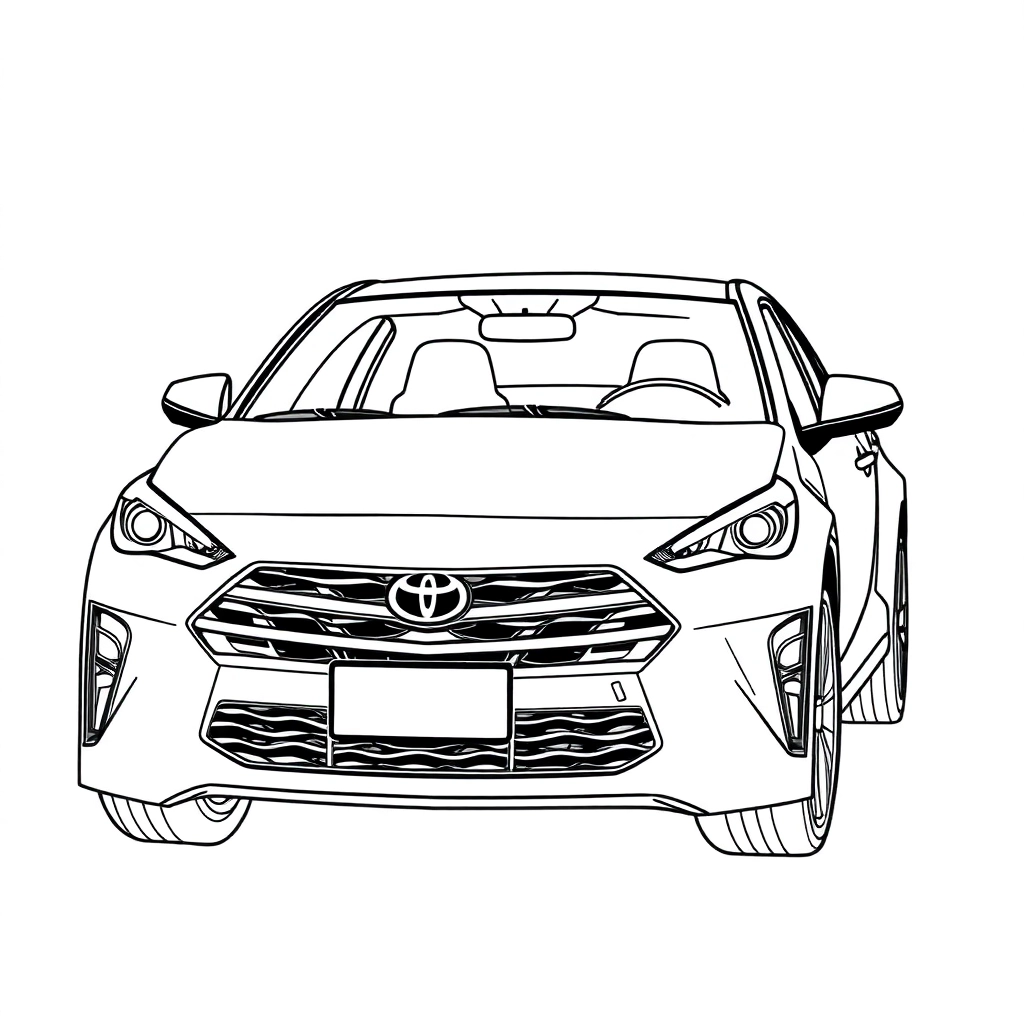 toyota صفحات التلوين