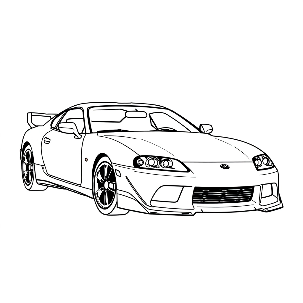 TOYOTA A80 صفحات التلوين