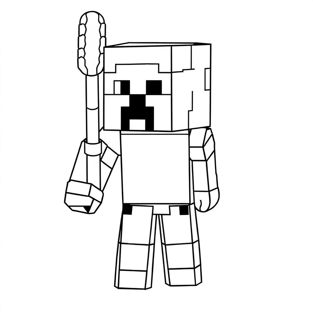 Minecraft صفحات التلوين