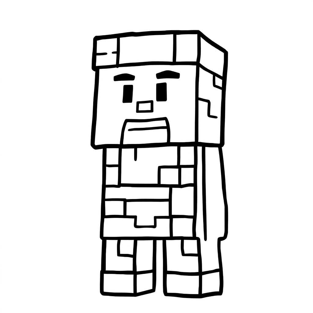 Minecraft صفحات التلوين