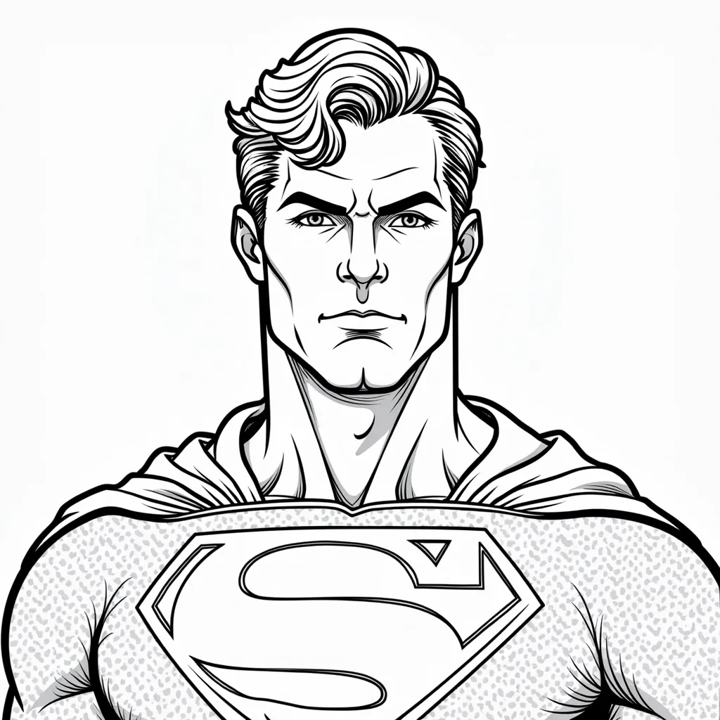 super man coloring pages