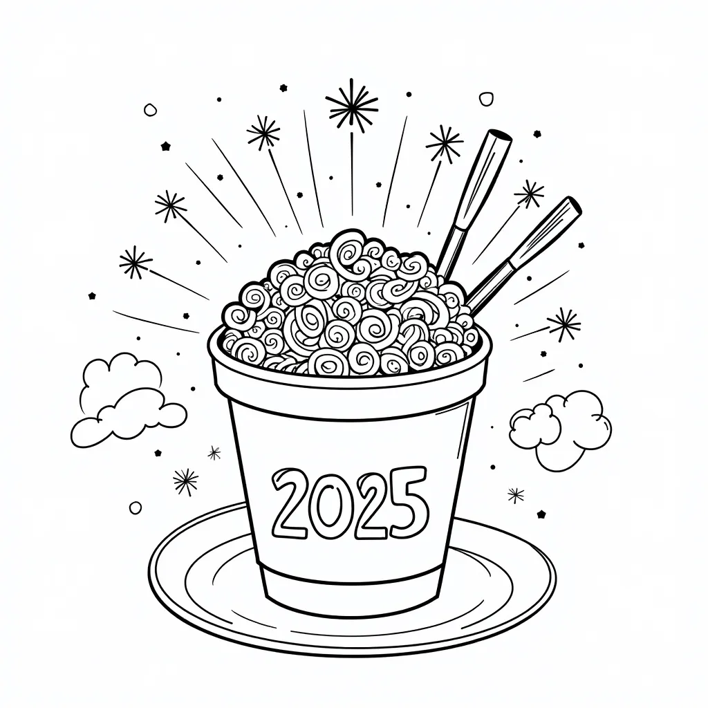 snack coloring pages