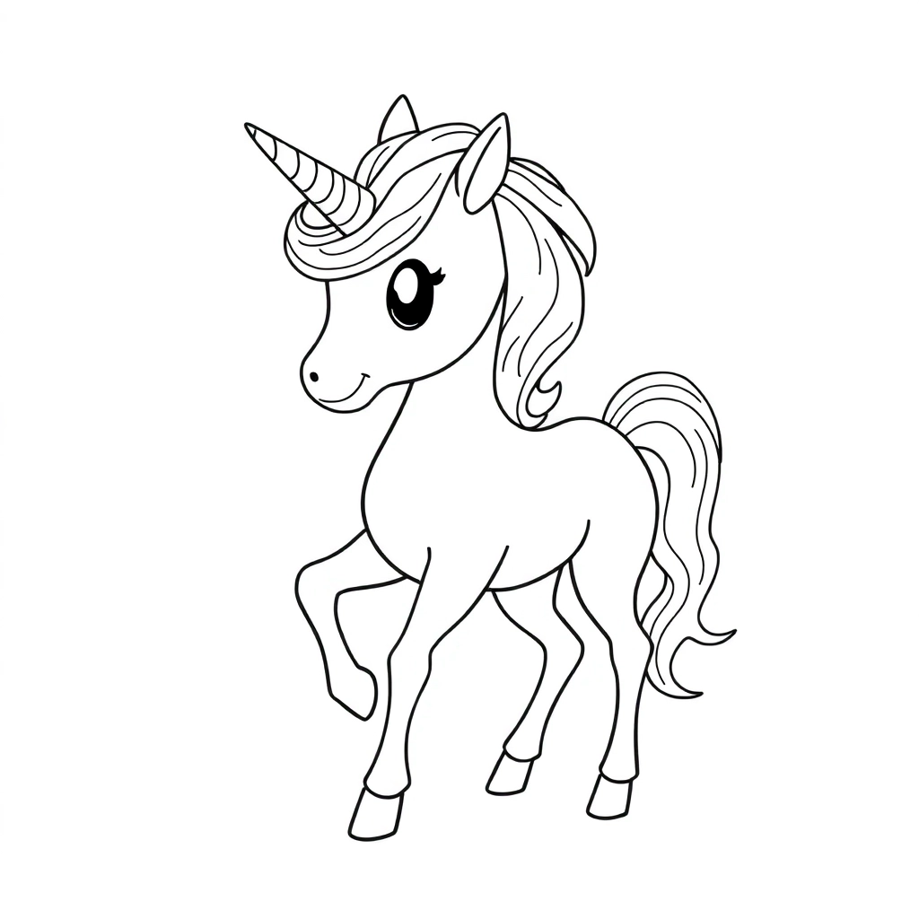 unicorn صفحات التلوين