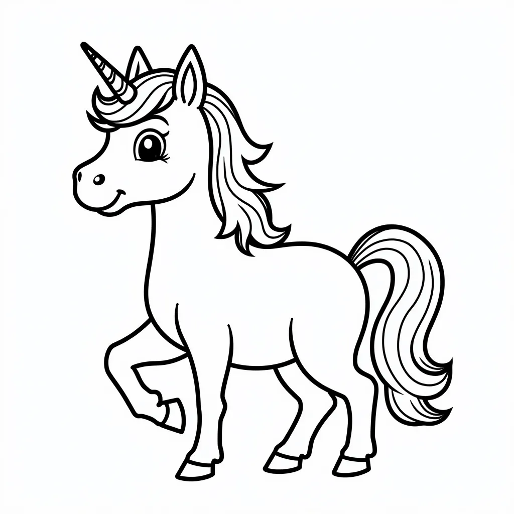 Unicorn coloring pages