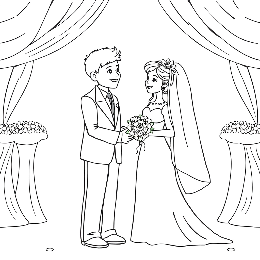 Casamento  صفحات التلوين
